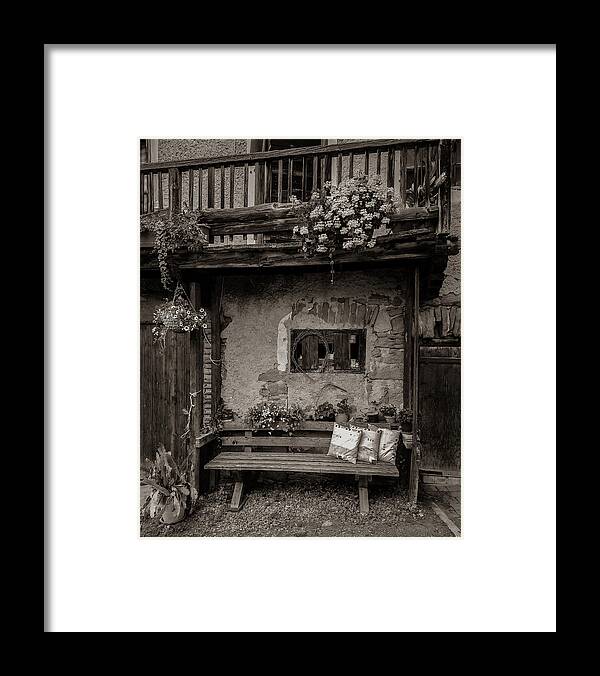 2018 Framed Print featuring the photograph Meltina Italy 170906 by Deidre Elzer-Lento