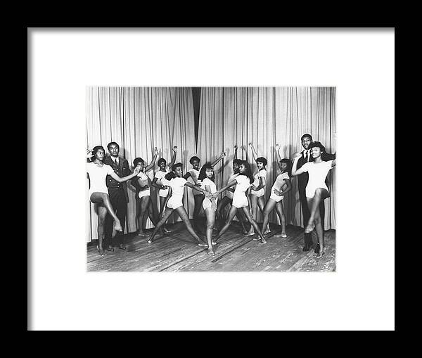 Education Framed Print featuring the photograph Members Of Dance Troupe by Jackson State University