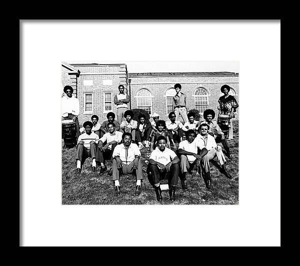 Event Framed Print featuring the photograph Members Of The Alpha Kappa Chapter by North Carolina Central University