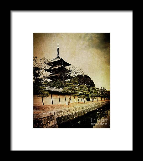 Tōji Framed Print featuring the photograph Memories of Japan 4 by RicharD Murphy