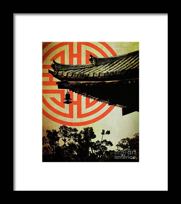 Roof Framed Print featuring the photograph Memories of Japan 5 by RicharD Murphy