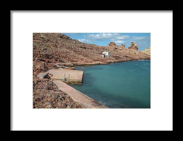 Cala Morell Framed Print featuring the photograph Menorca - Spain by Joana Kruse