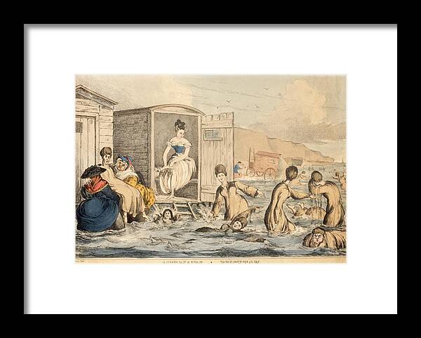 Recreational Pursuit Framed Print featuring the photograph Mermaids At Brighton by Hulton Archive