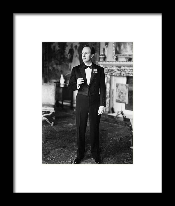 Smoking Framed Print featuring the photograph Mess Jacket by Chaloner Woods
