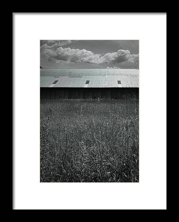 Rural Framed Print featuring the photograph Metal Roof by Bob Orsillo