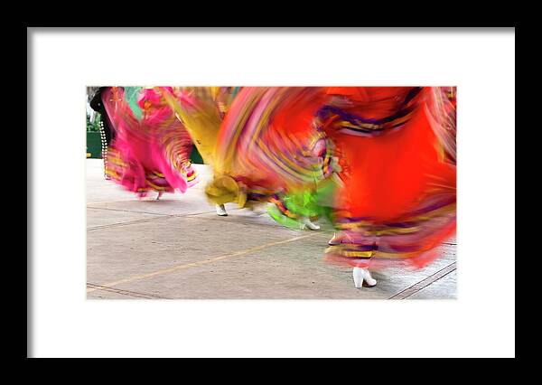 Latin America Framed Print featuring the photograph Mexican Folklore Dancers by Jmalov