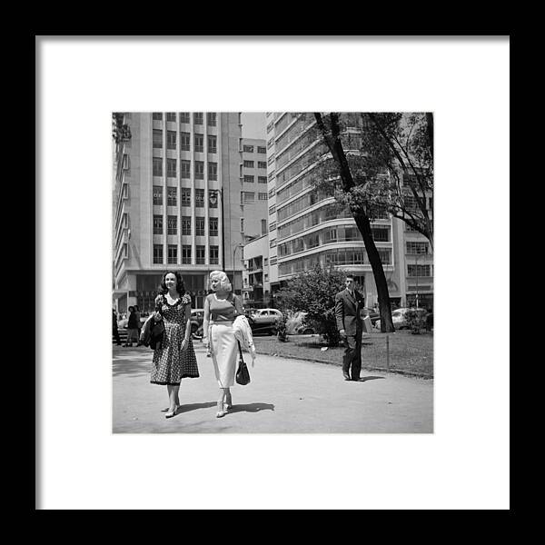 Mexico City Framed Print featuring the photograph Mexico City, Mexico by Michael Ochs Archives