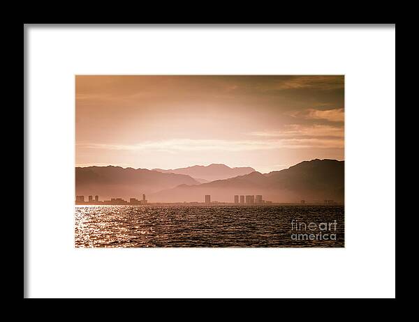 Water's Edge Framed Print featuring the photograph Mexico, Puerto Vallarta, Coast Line by Westend61