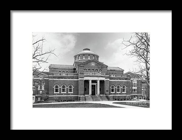 Miami University Framed Print featuring the photograph Miami University Alumni Hall by University Icons