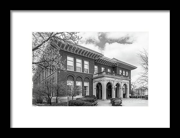 Miami University Framed Print featuring the photograph Miami University Hall Auditorium by University Icons