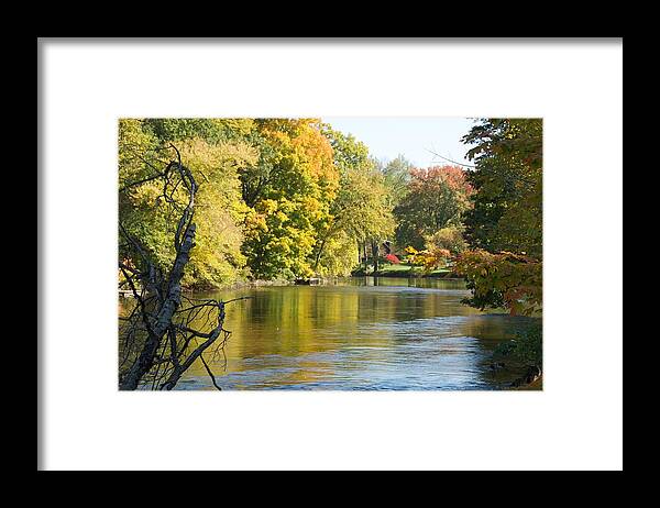 River Framed Print featuring the photograph Michigan River by Marty Klar