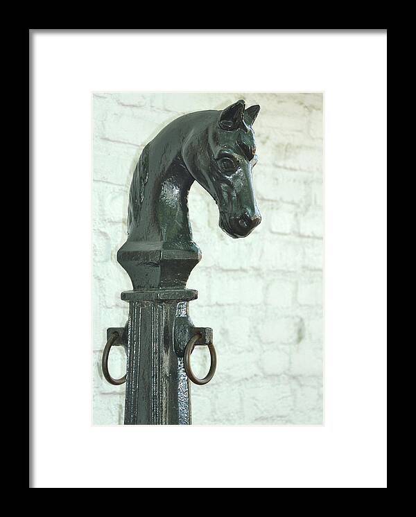 America Framed Print featuring the photograph Middleburg Hitching Post by JAMART Photography