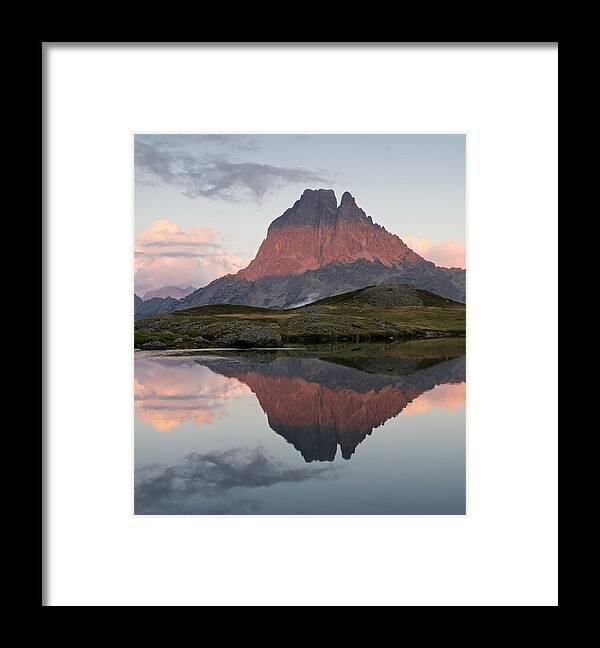 Lacs D'ayous Framed Print featuring the photograph Midi D'Ossau Reflection by Stephen Taylor