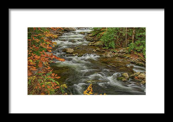 Tremont Framed Print featuring the photograph Mighty Moving Water, Tremont by Marcy Wielfaert