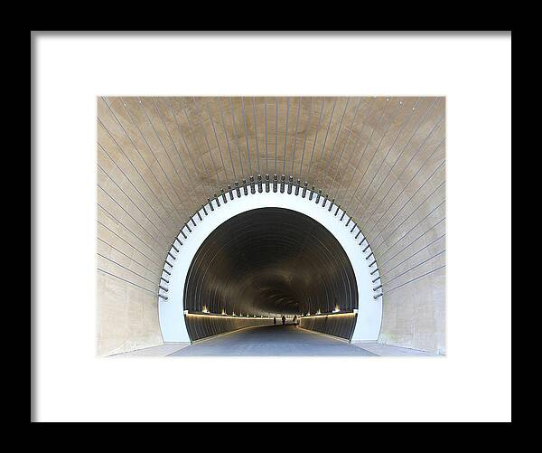Miho Museum Tunnel Framed Print by Aliza Riza - Fine Art America