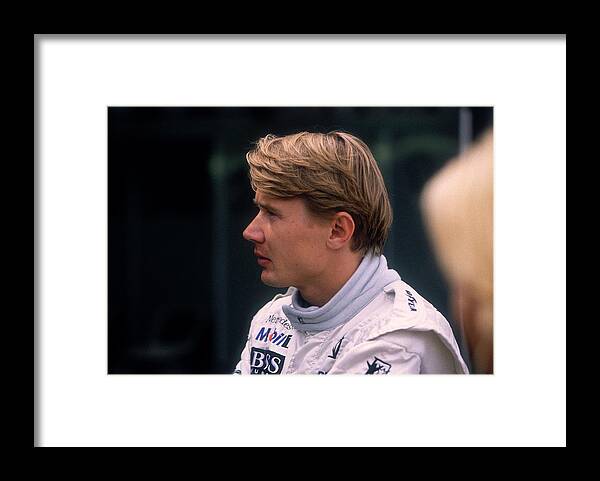 People Framed Print featuring the photograph Mika Hakkinen, C1997-c2000 by Heritage Images