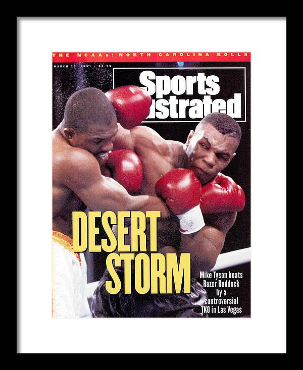 Magazine Cover Framed Print featuring the photograph Mike Tyson, Heavyweight Boxing Sports Illustrated Cover by Sports Illustrated