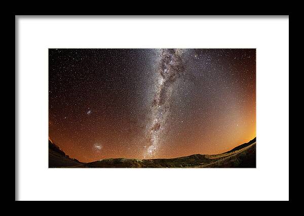 Outdoors Framed Print featuring the photograph Milky Way by (c) 2010 Luis Argerich