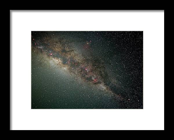 Galaxy Framed Print featuring the photograph Milky Way by Imagenavi