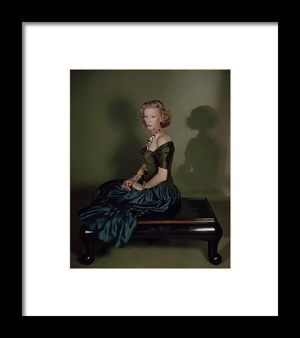 Fashion Framed Print featuring the photograph Millicent Rogers In Charles James by Horst P. Horst