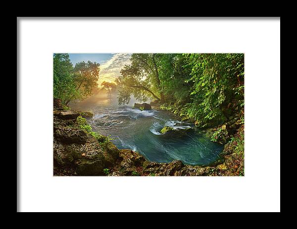 2012 Framed Print featuring the photograph Mina Sauk Falls by Robert Charity