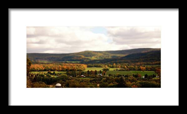 Miniature Framed Print featuring the photograph Miniature Middleburgh in New York by Angie Tirado