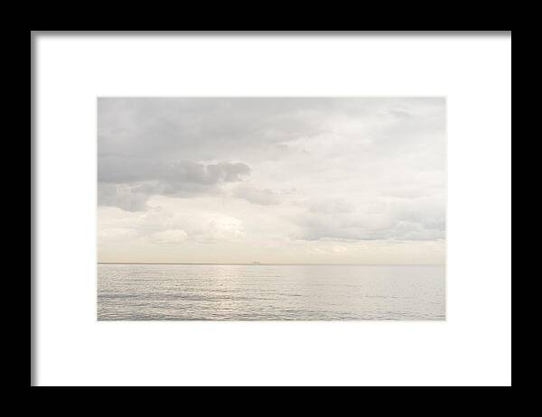 Oceans Framed Print featuring the photograph Minimal Ocean Overexposed by Religion