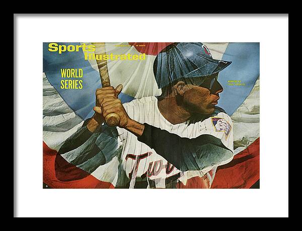 Magazine Cover Framed Print featuring the photograph Minnesota Twins Zoilo Versalles, 1965 World Series Preview Sports Illustrated Cover by Sports Illustrated