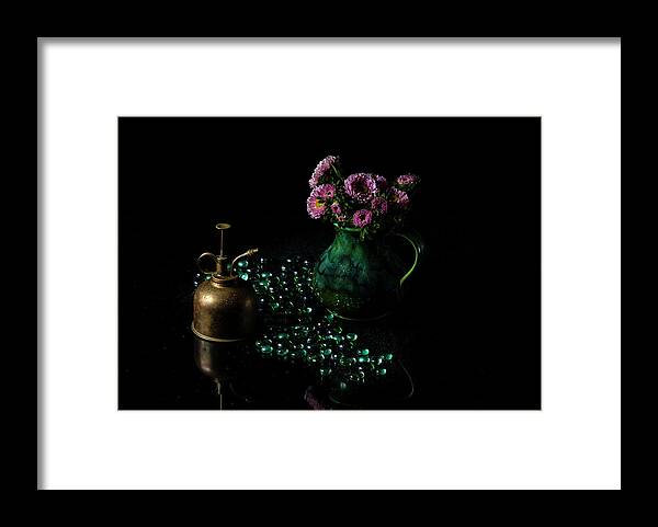 Flowers Framed Print featuring the photograph Mist Me by Laura Pratt