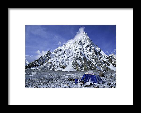Tranquility Framed Print featuring the photograph Mitre Peak by Nadeem Khawar