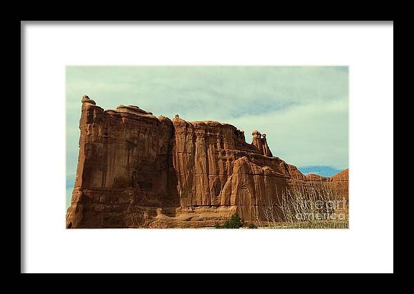 Marcia Lee Jones Framed Print featuring the photograph Moab Canyon, Utah #6 by Marcia Lee Jones