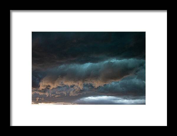 Nebraskasc Framed Print featuring the photograph Moderate Risk Bust Chase Day 004 by NebraskaSC
