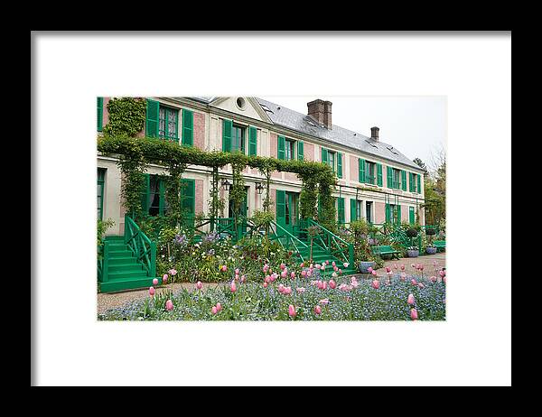 Monet Framed Print featuring the photograph Monets House 2 by Andrew Fare