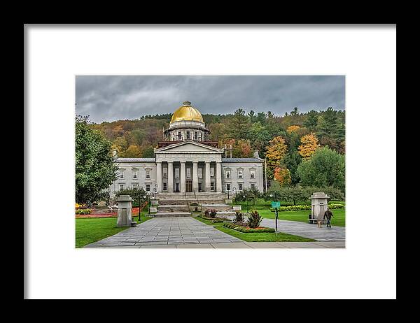 Vermont Framed Print featuring the photograph Montpelier by Cathy Kovarik