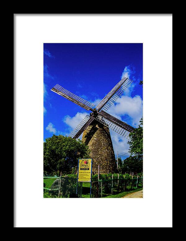 Windmill Framed Print featuring the photograph Morgan Lewis Mill by Stuart Manning