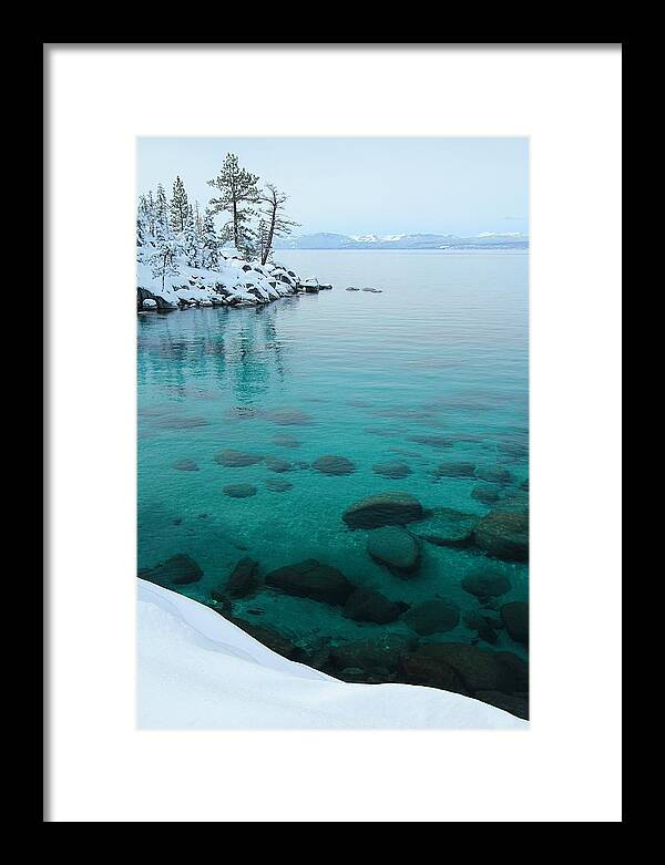 Lake Tahoe Framed Print featuring the photograph Morning Glory...The Road Less Travelled by Sean Sarsfield