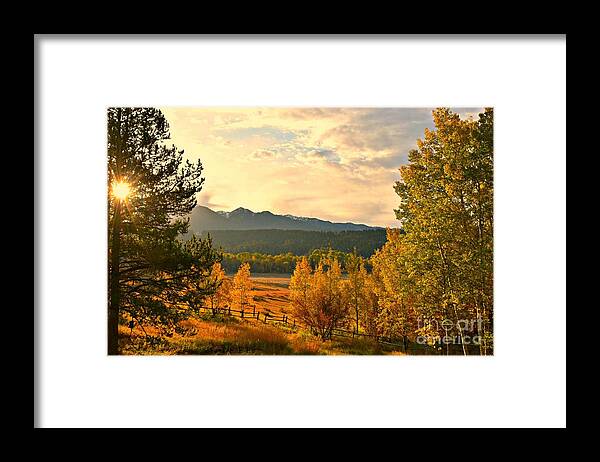 Fall Colors Framed Print featuring the photograph Morning Light by Dorrene BrownButterfield