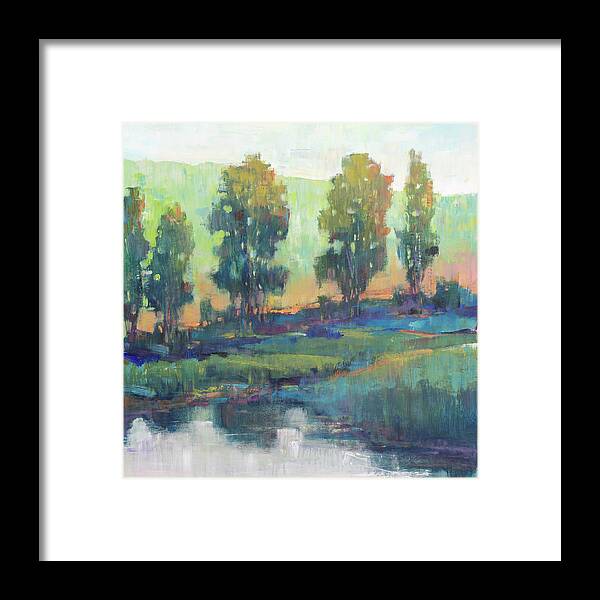 Landscapes & Seascapes Framed Print featuring the painting Morning Lightscape II by Tim O'toole