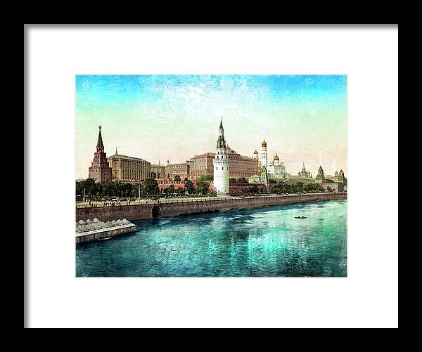 Russia Framed Print featuring the photograph Moscow 1895 by Carlos Diaz
