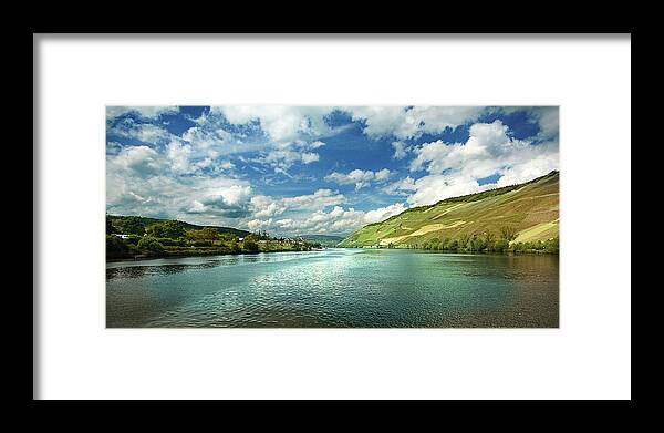 Scenics Framed Print featuring the photograph Mosel River by Merlin