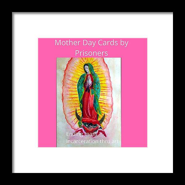 Mother Day Cards Framed Print featuring the drawing Mother Day Cards by Darealprisonart