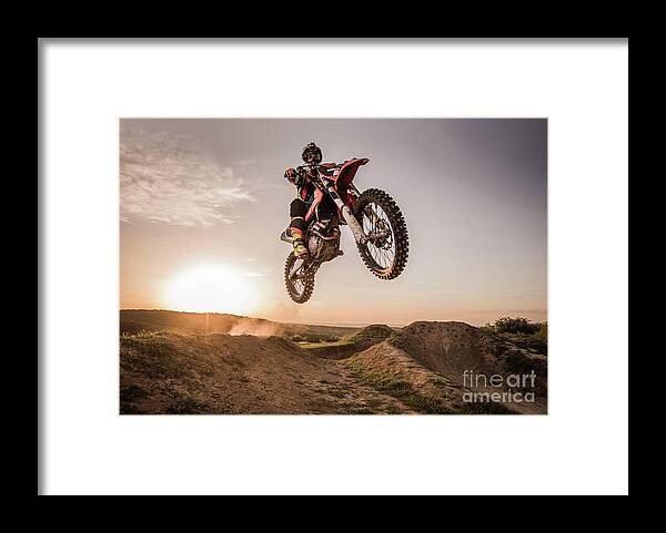 Photo Motocross high jump