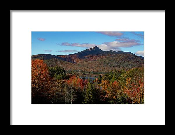 Chocorua Fall Colors Framed Print featuring the photograph Mount Chocorua New Hampshire by Jeff Folger
