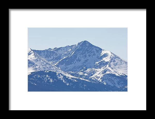 Scenics Framed Print featuring the photograph Mount Of The Holy Cross Mountain by Adventure photo