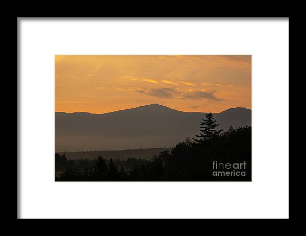 America Framed Print featuring the photograph Mount Washington - Bretton Woods New Hampshire USA by Erin Paul Donovan