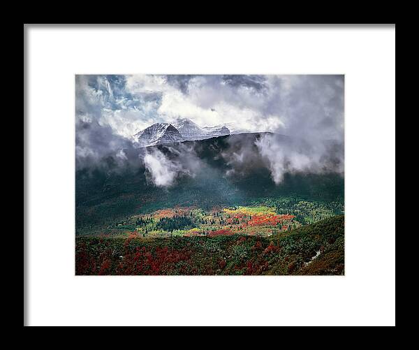 Utah Framed Print featuring the photograph Mountain Autumn by Leland D Howard