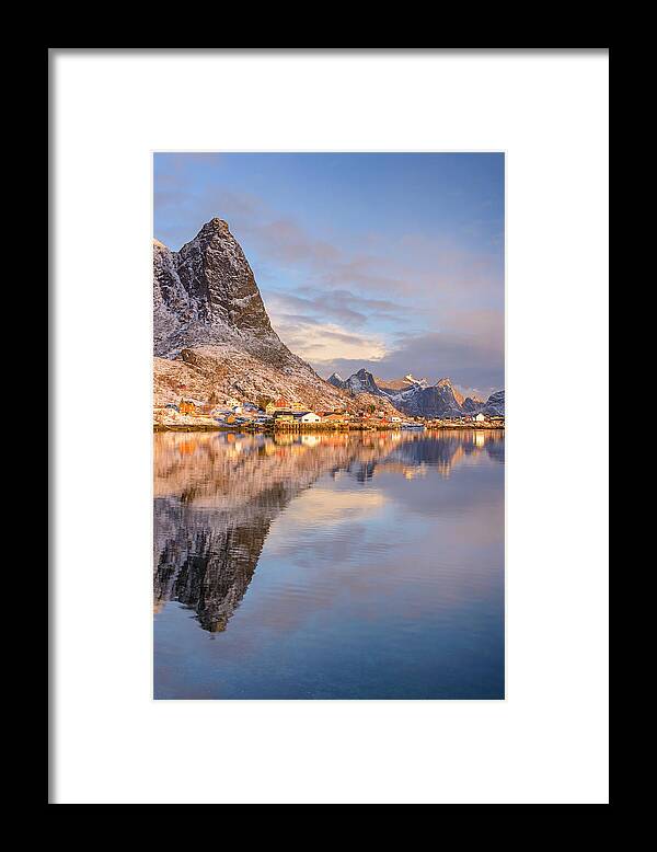 Mountain Cascade Framed Print featuring the photograph Mountain Cascade by Michael Blanchette Photography