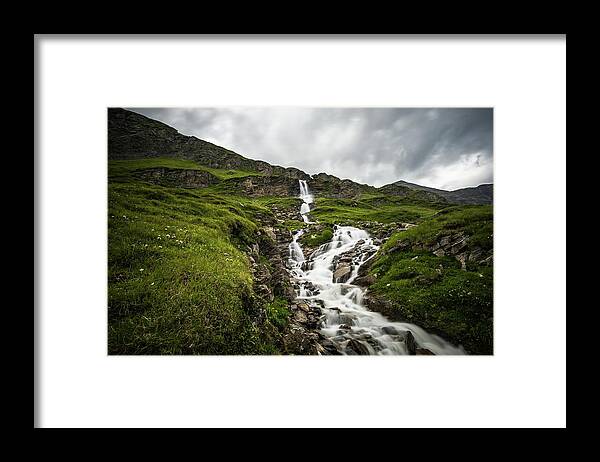 Tranquility Framed Print featuring the photograph Mountain Creek by Sisifo73photography By Marco Romani