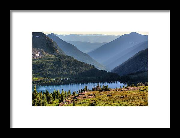 Tranquility Framed Print featuring the photograph Mountain Goats Resting by Jeff Krause Photography