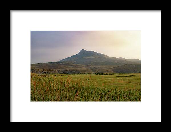 Mountain Framed Print featuring the photograph Mountain Sunrise by Nicole Lloyd